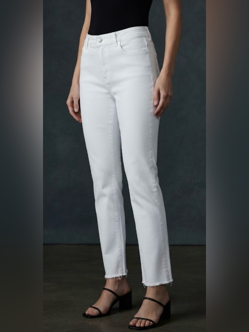 d. jeans High-Rise White Tapered Women’s Jeans